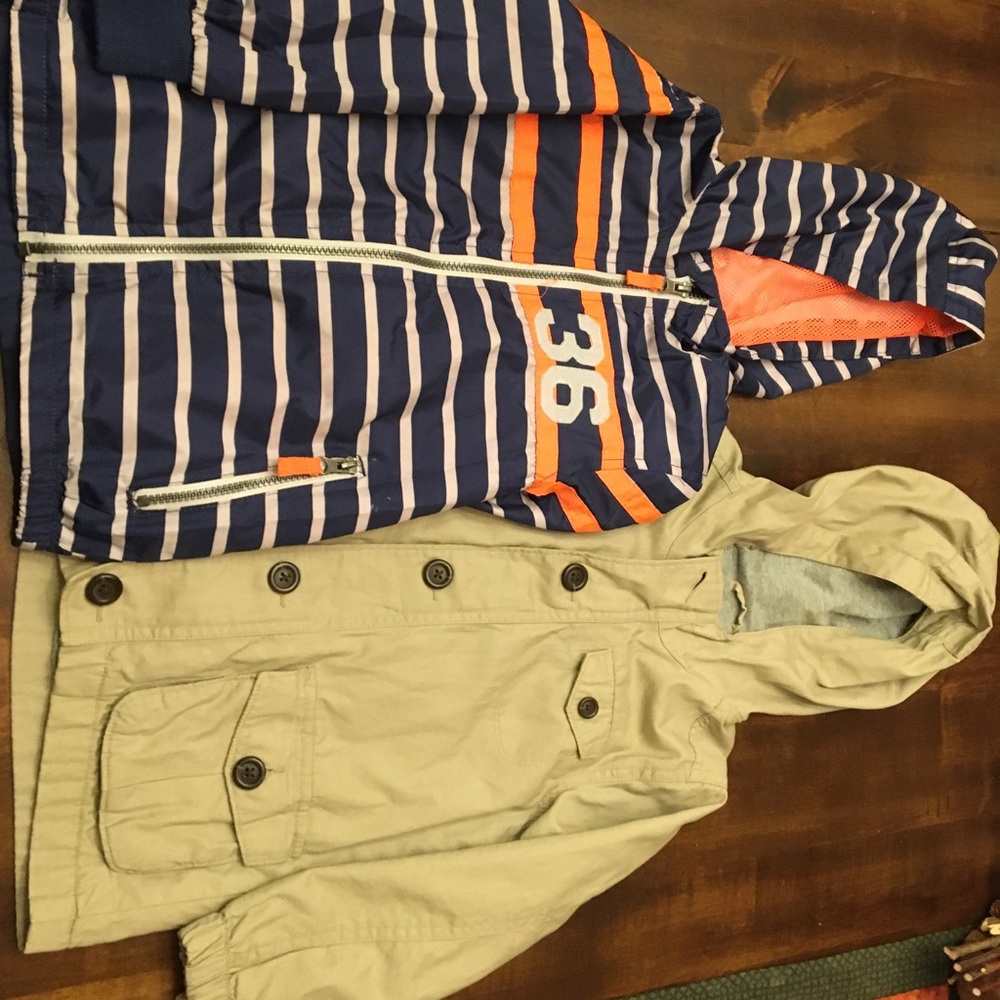 2 boys Spring/fall Jackets, size 5/6